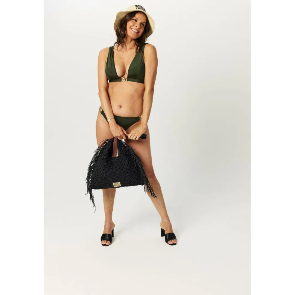 Women's High Leg Bikini Bottoms
