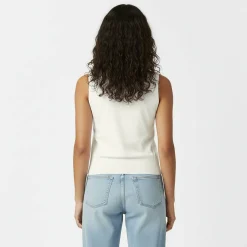 Women's High Neck Knitted Sweater Vest