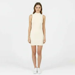 Women's High Neck Mini Knitted Jumper Dress