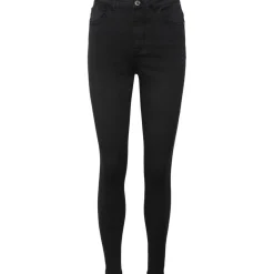 Women's High Rise Slim Fit Straight Leg Jeans