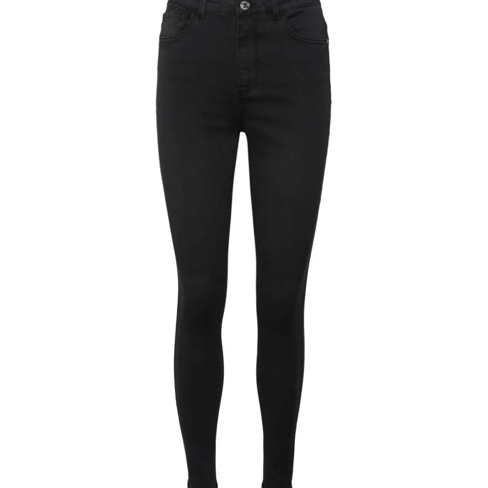 Women's High Rise Slim Fit Straight Leg Jeans