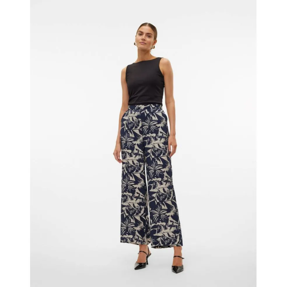 Women's High Rise Wide Leg Trousers