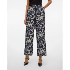 Women's High Rise Wide Leg Trousers