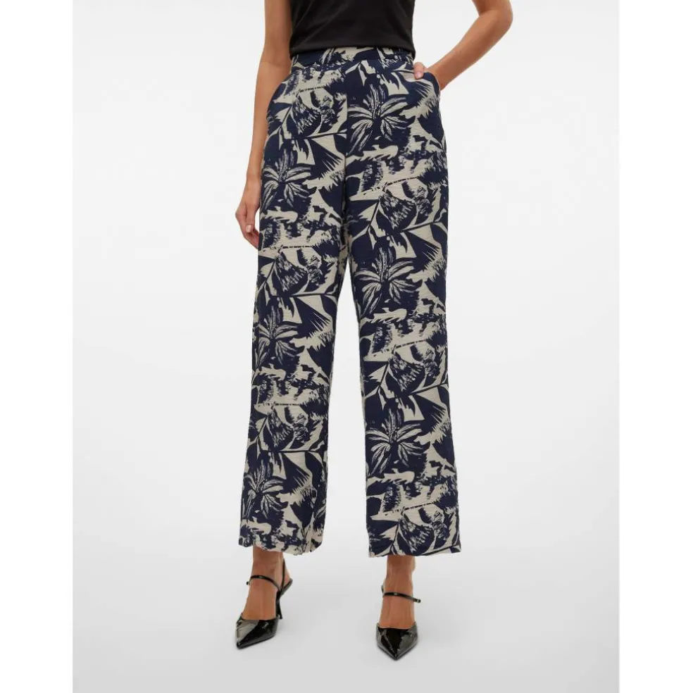 Women's High Rise Wide Leg Trousers