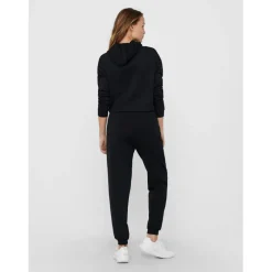 Women's High Waist Closed Hem Jersey Joggers