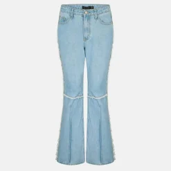 Women's High Waisted Cotton Bootcut Jeans