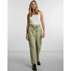 Women's High-Waisted Straight Leg Trousers