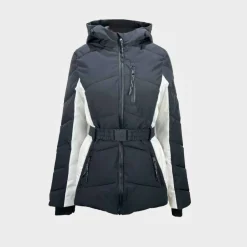 Women's Hooded Puffer Waterproof Windproof Insulated Ski Jacket