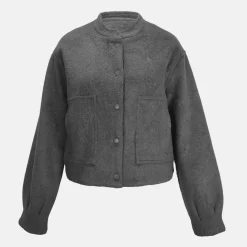 Women's Insulated Long Sleeve Short Puffer Jacket