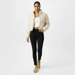 Women's Insulated Weather-Resistant Structured Fit Short Puffer Jacket