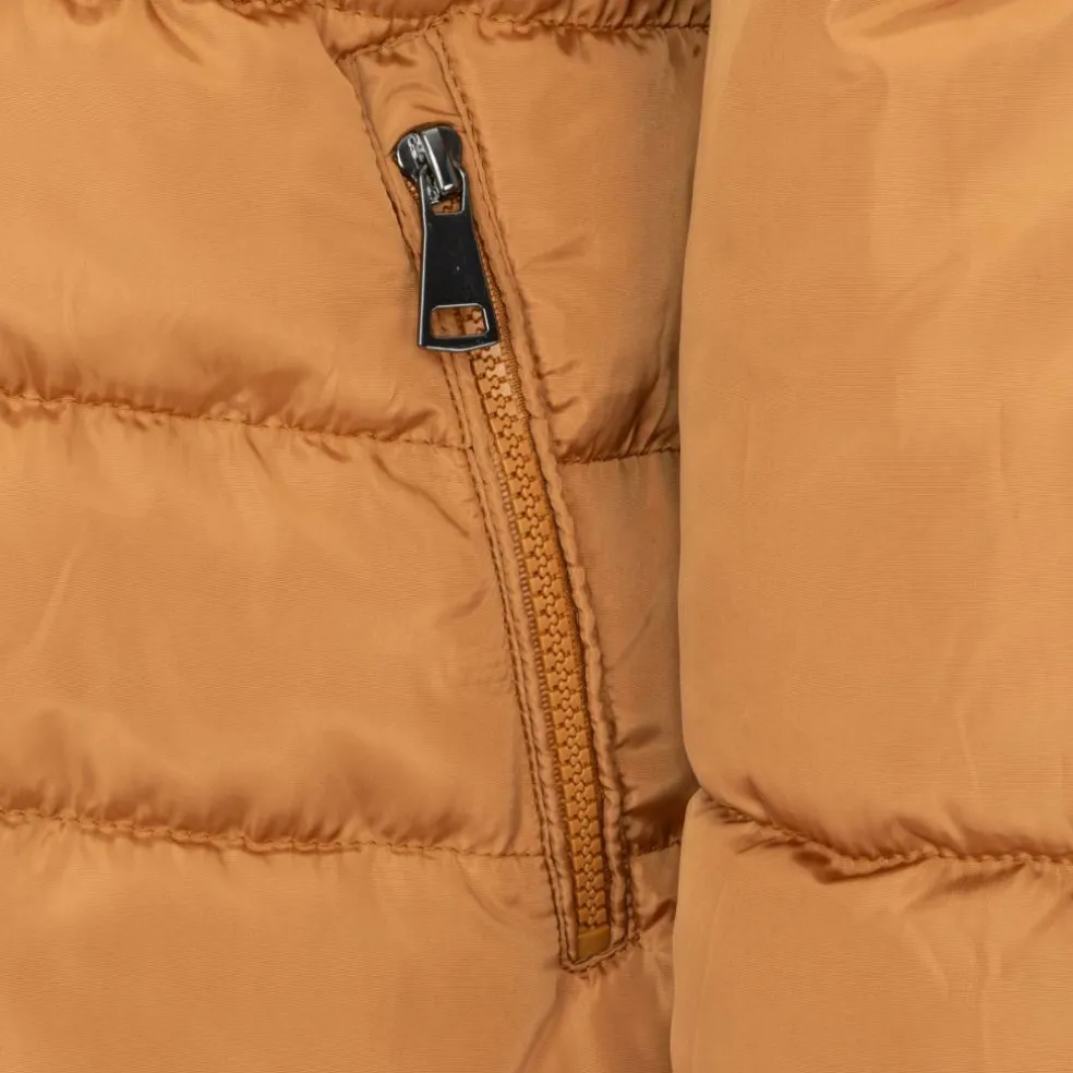 Women's ISIF Detachable Hood Fur Trim Sherpa Lined Parka