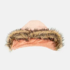 Women's ISIF Detachable Hood Fur Trim Sherpa Lined Parka