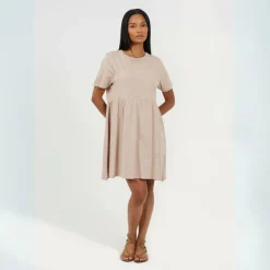 Womens Jersey Smock Dress