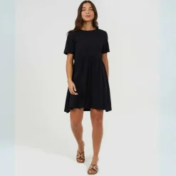 Womens Jersey Smock Dress