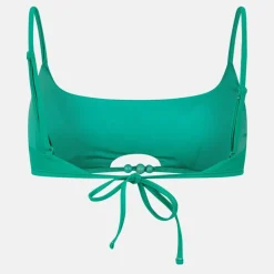 Women's JW Beaded Scoop Crop Top Bikinis