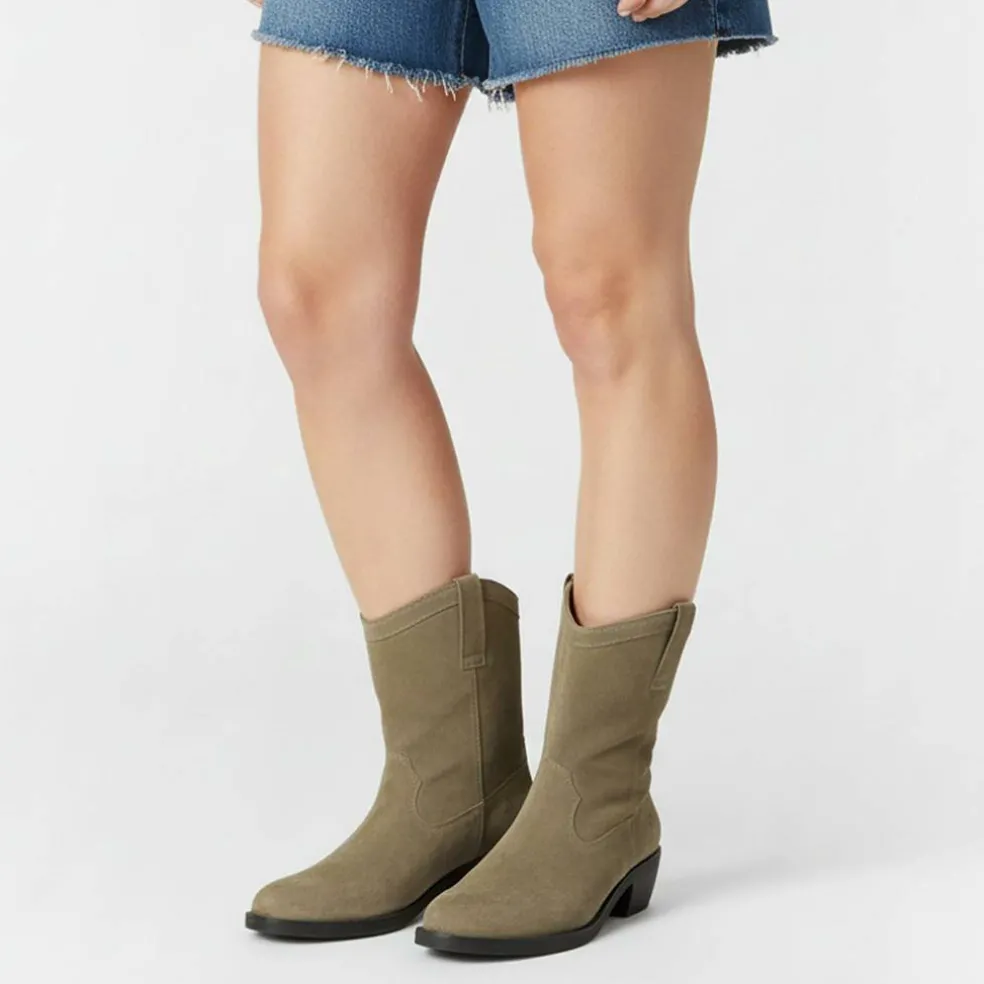 Women's JW Dalida Suede Calf Chunky Heel Hiker Boots