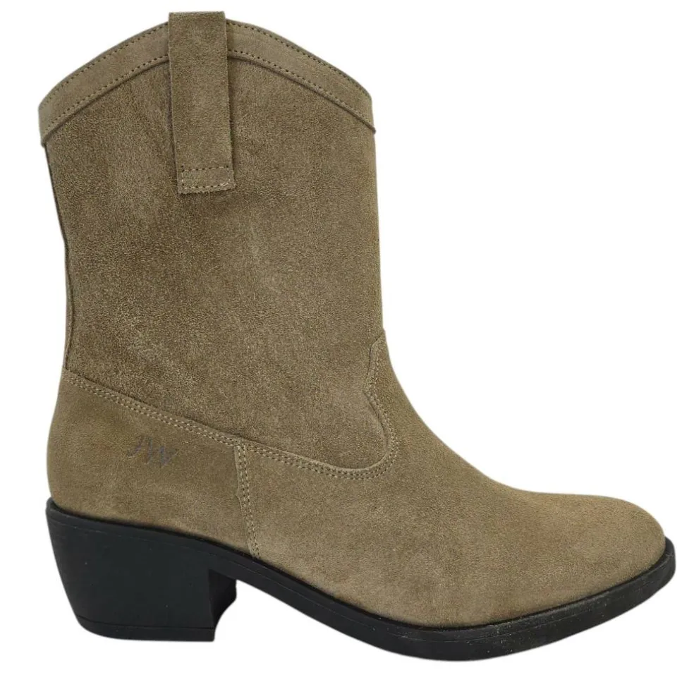 Women's JW Dalida Suede Calf Chunky Heel Hiker Boots