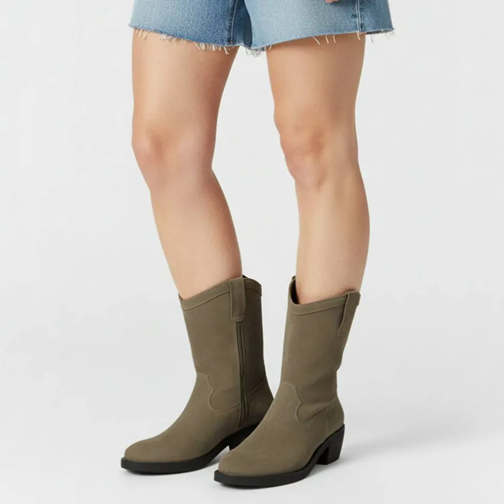 Women's JW Dalida Suede Calf Chunky Heel Hiker Boots
