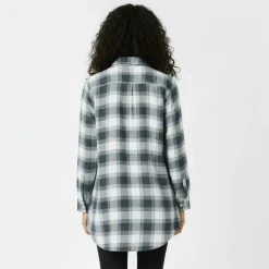 Women's JW Flannel Long-Sleeve Patterned Shirt