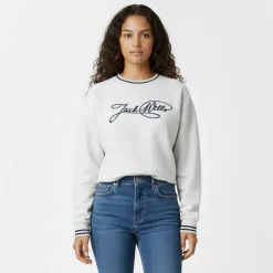 Women's JW Sport Stripe Crew Sweatshirt
