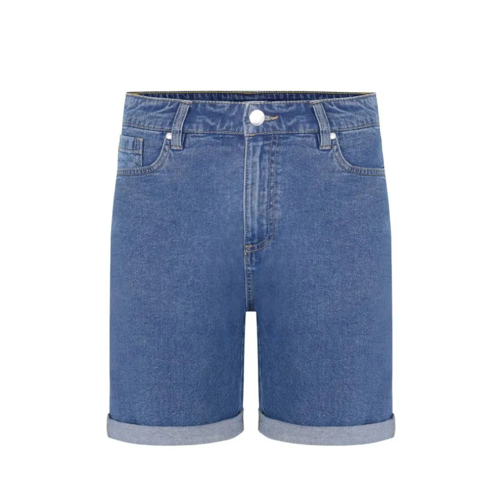 Women's Knee-Length Denim Shorts