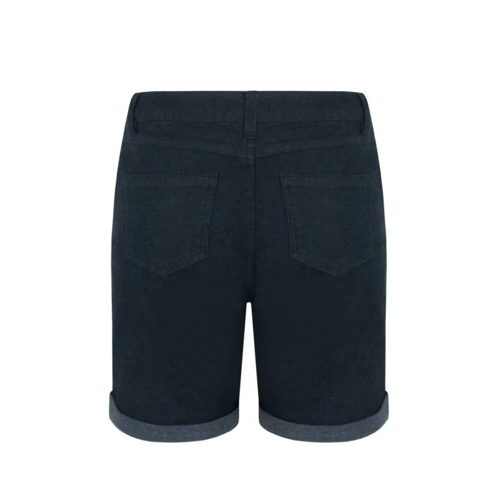 Women's Knee-Length Denim Shorts