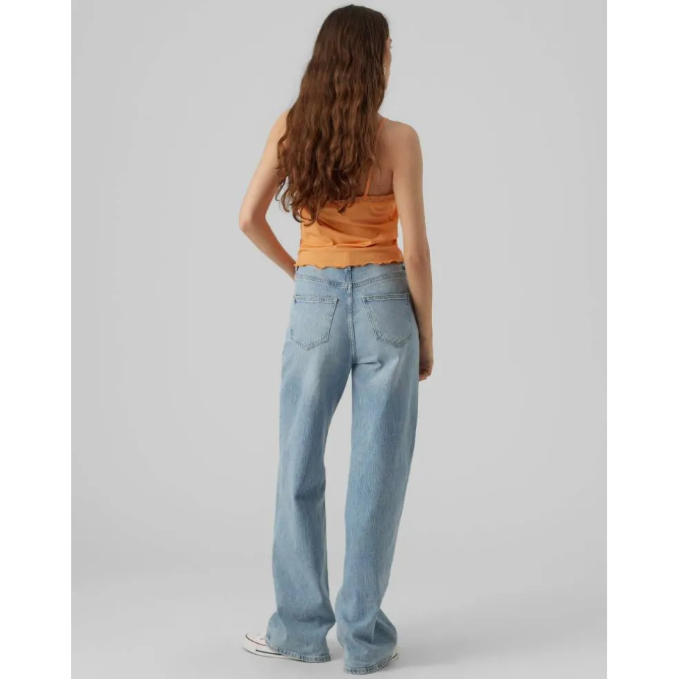 Women's Knitted Short-Sleeve Crop Top