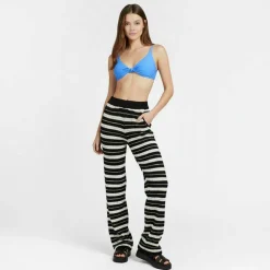 Women's Knot Front Crop Top Bikini