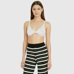 Women's Knot Front Crop Top Bikini
