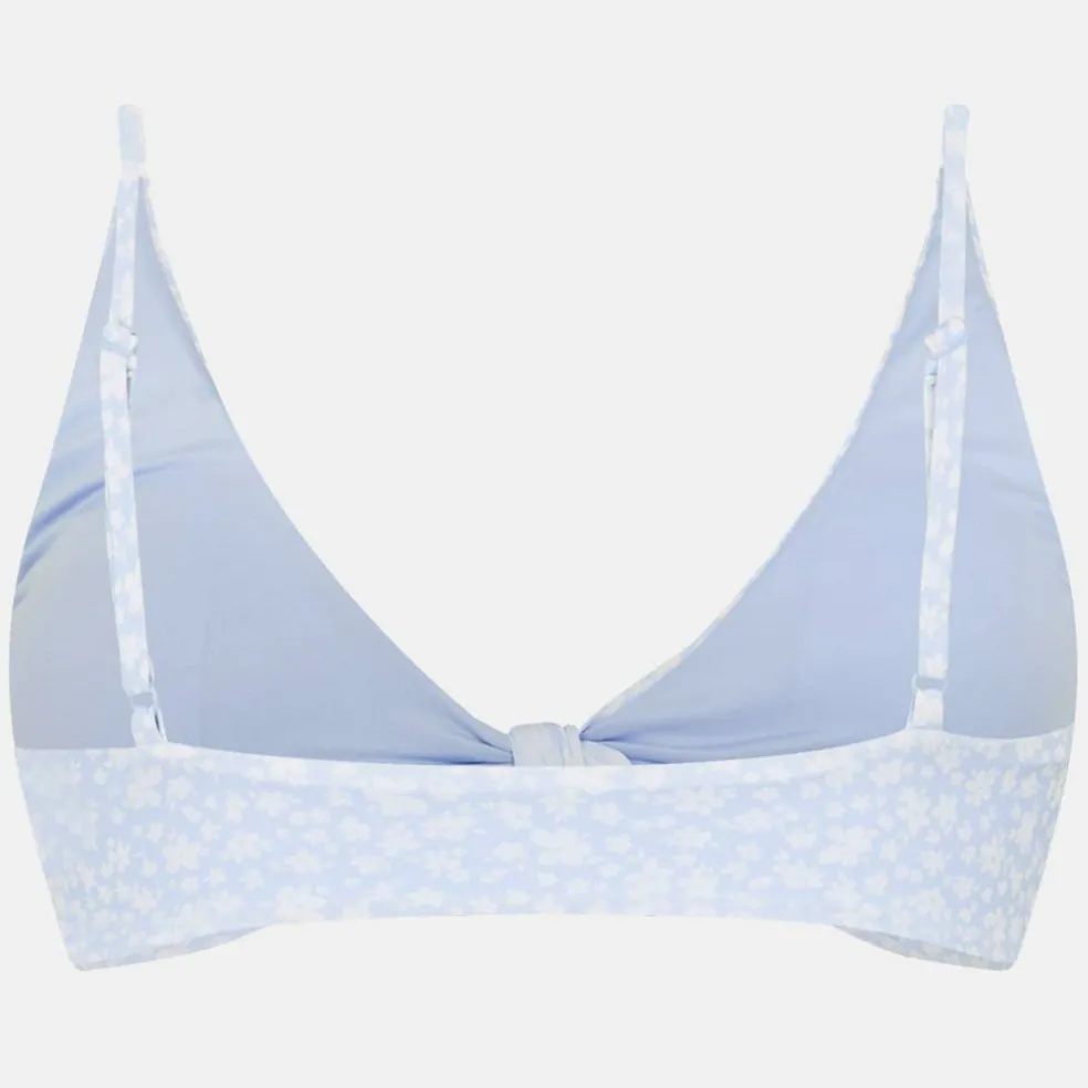 Women's Knot Front Crop Top Bikini