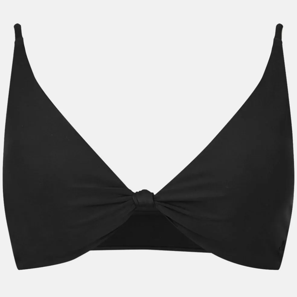 Women's Knot Front Crop Top Bikini