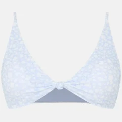 Women's Knot Front Crop Top Bikini