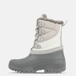 Women's Lace Up EVA Insole Mid High Snow Boots