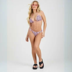 Womens Leopard Print Hipster Bikini Bottoms