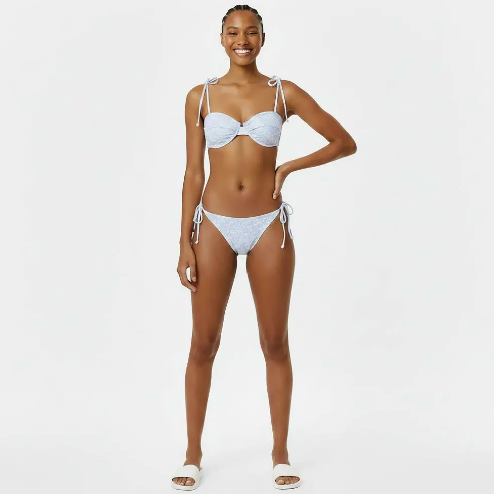Women's Lettuce Edge Balconette Bikini