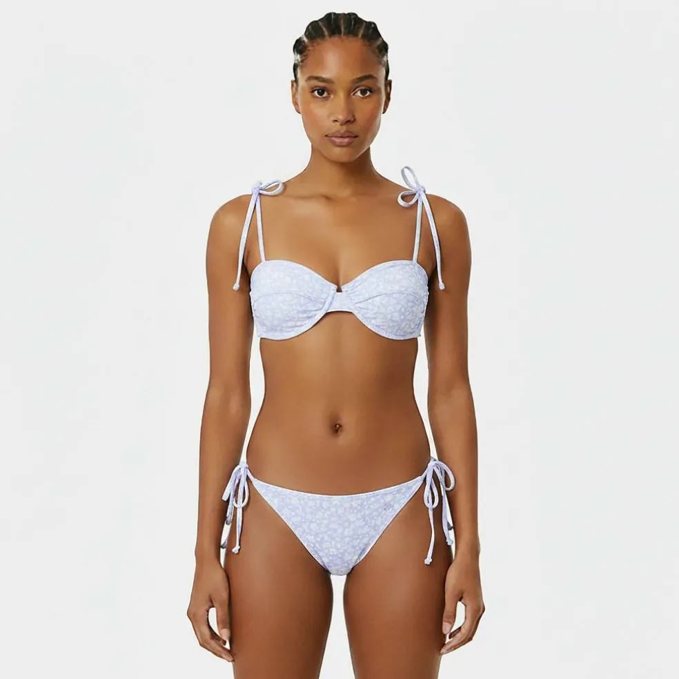 Women's Lettuce Edge Balconette Bikini