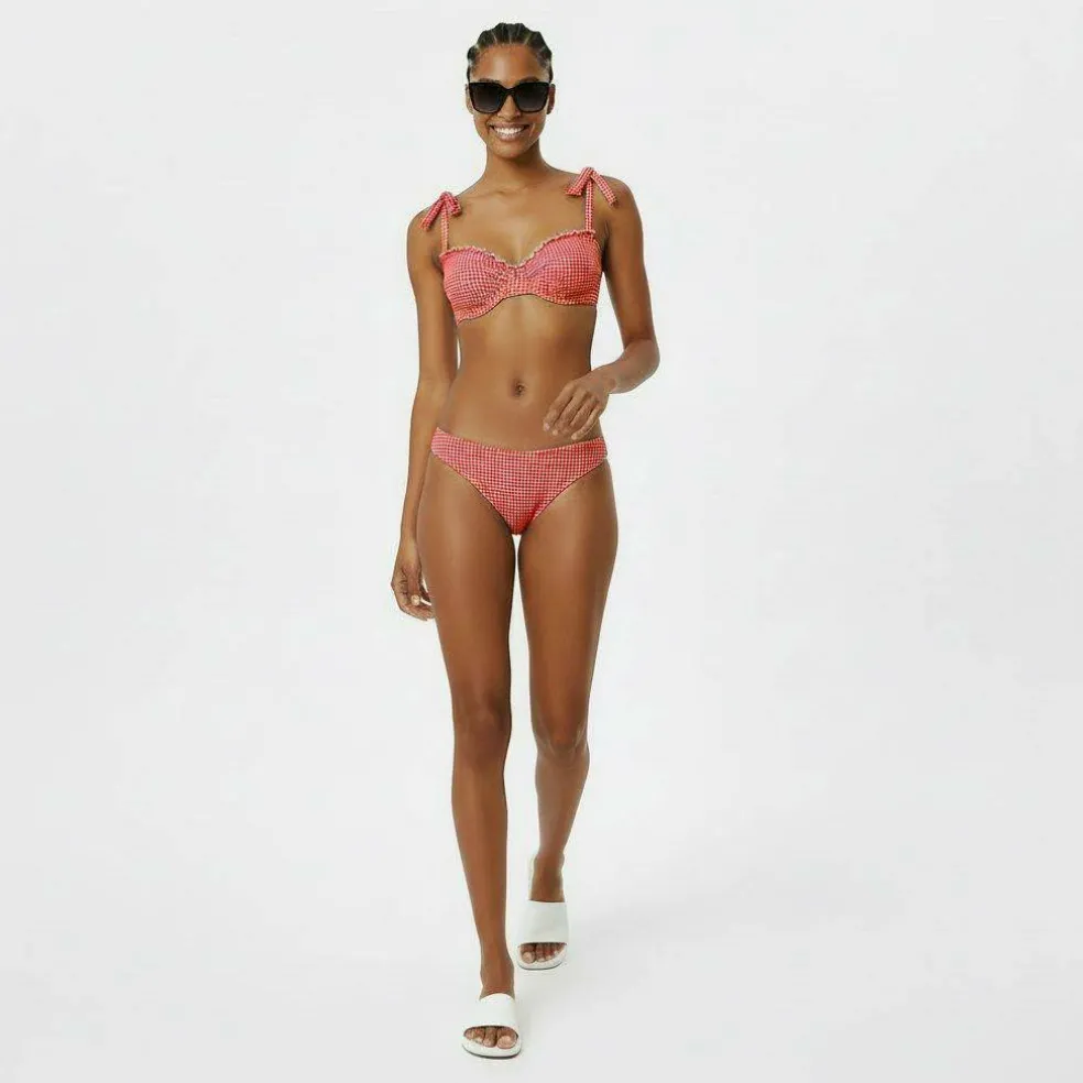 Women's Lettuce Edge Balconette Bikini