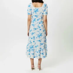 Women's Linen Milkmaid Dress