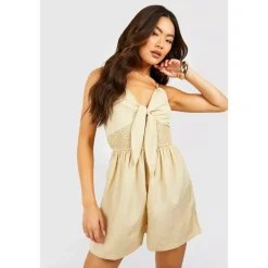 Women's Linen Playsuit