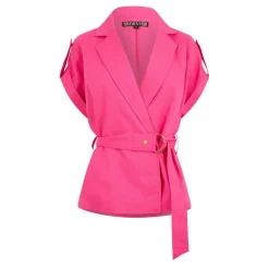 Women's Linen Short Sleeve Overcoat