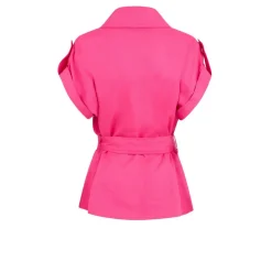 Women's Linen Short Sleeve Overcoat