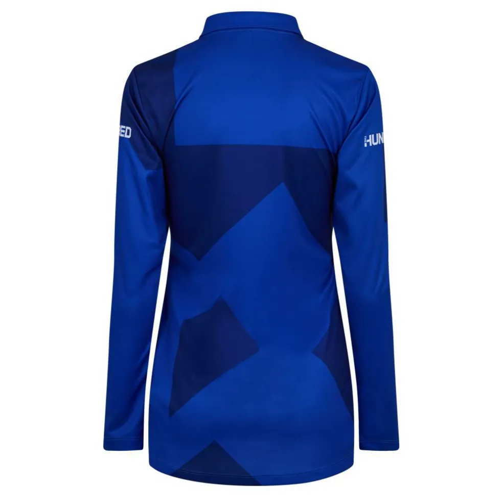 Women's Long-Sleeve Cricket Polo Shirt