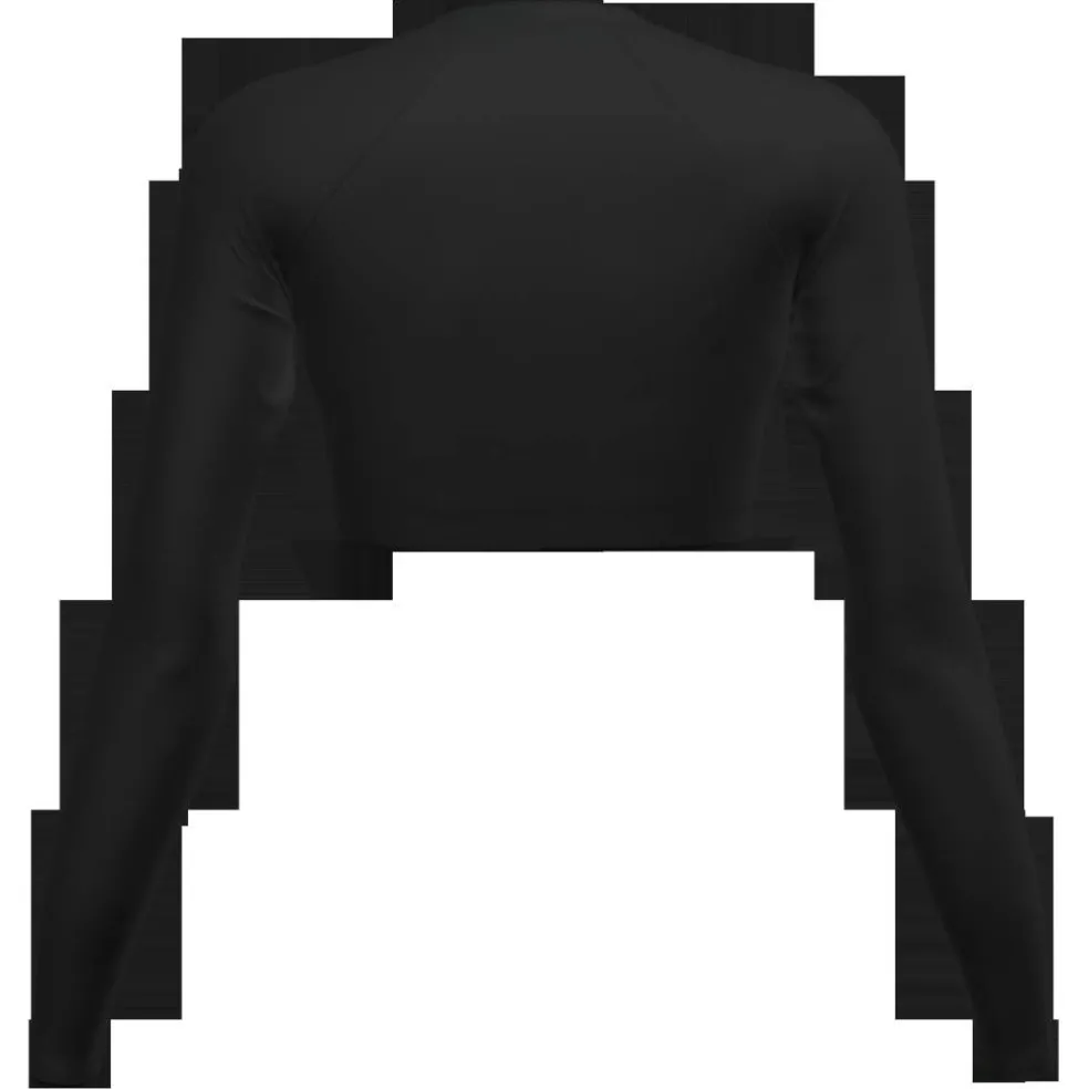Women's Long Sleeve Cropped Top