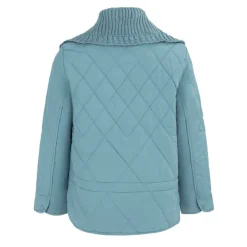 Women's Long Sleeve Hip Length Quilted Jacket