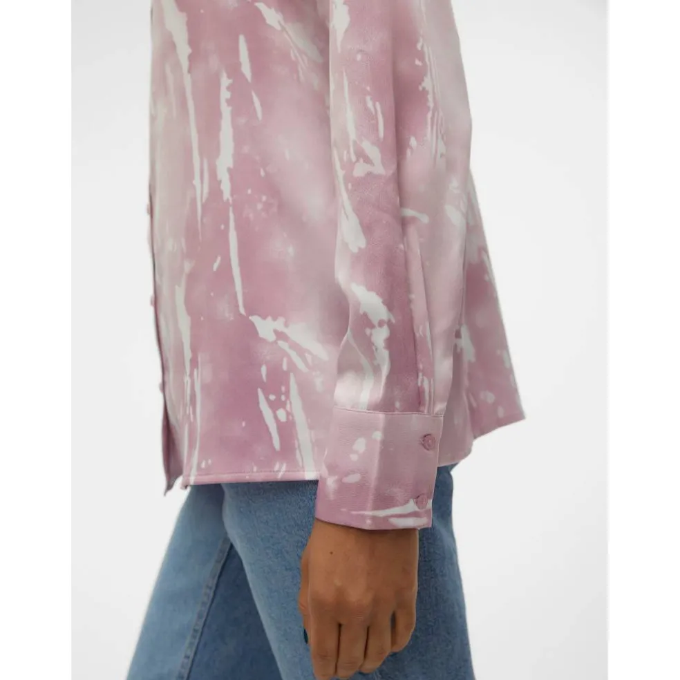 Women's Long-Sleeve Patterned Shirt