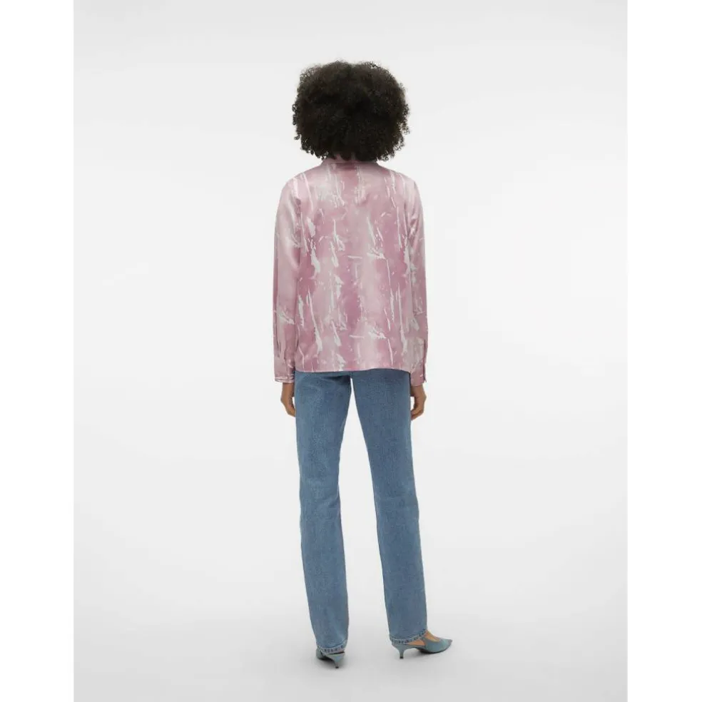 Women's Long-Sleeve Patterned Shirt