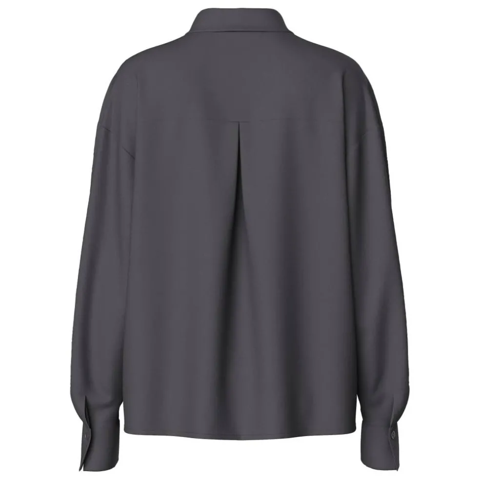 Women's Long-Sleeve Plain Shirt