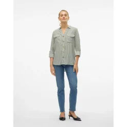 Women's Long-Sleeve Plain Shirt