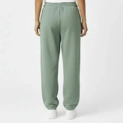 Women's Loose Embellished Logo Closed Hem Fleece Joggers