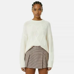 Women's Loose Knit Crew Neck Jumper